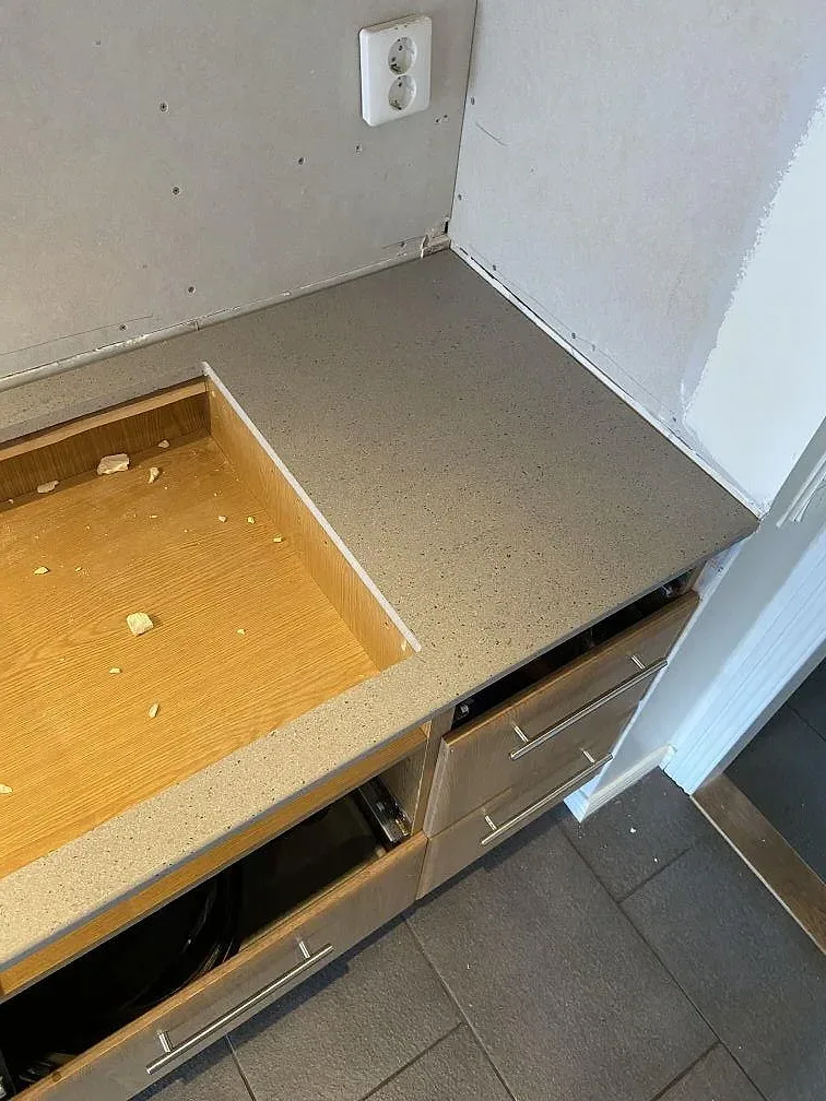 Køkkenbordplade i Dekton Strato, Trelleborg – billede 7