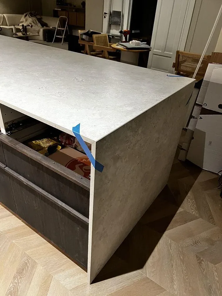 Køkkenbordplade i Dekton Tk05 Sabbia, Göteborg – billede 6