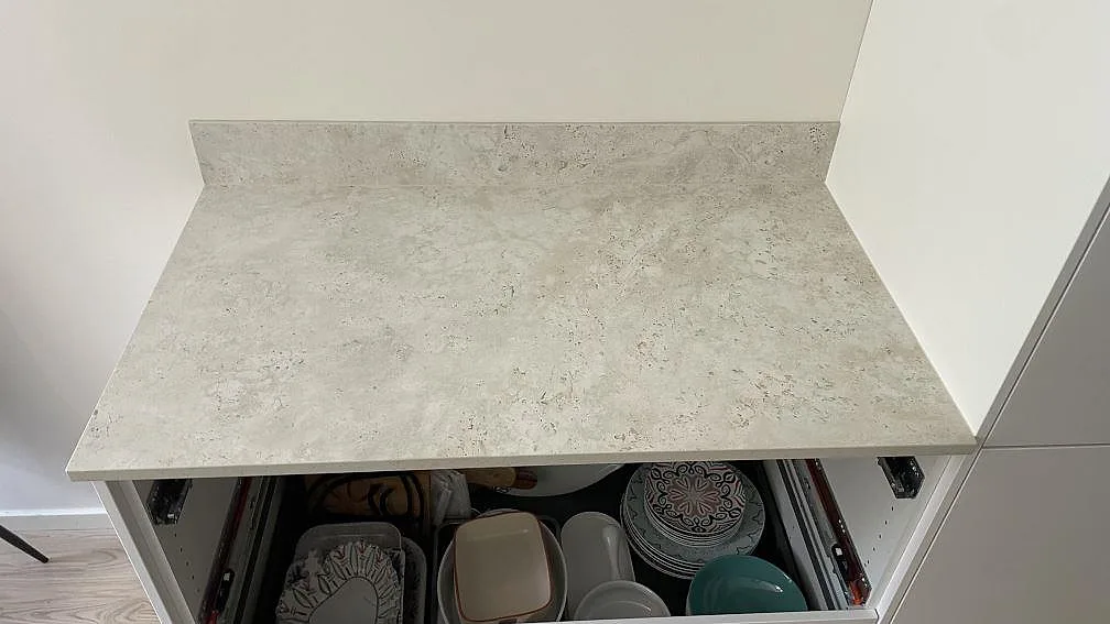 Køkkenbordplade i Dekton Tk05 Sabbia, Halmstad – billede 6