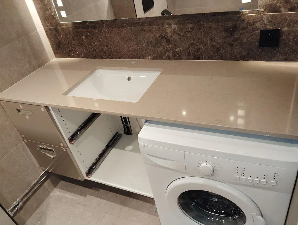 Bordplade i Dekton Tk05 Sabbia, Järfälla – billede 2