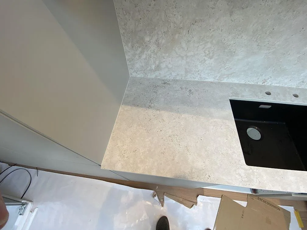 Køkkenbordplade i Dekton Tk05 Sabbia, Malmö – billede 8