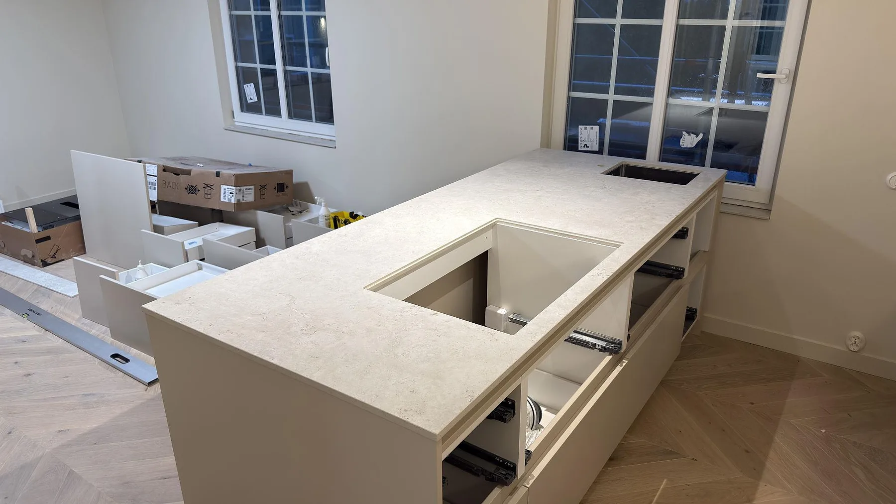 Køkkenbordplade i Dekton Tk05 Sabbia, Stockholm – billede 2