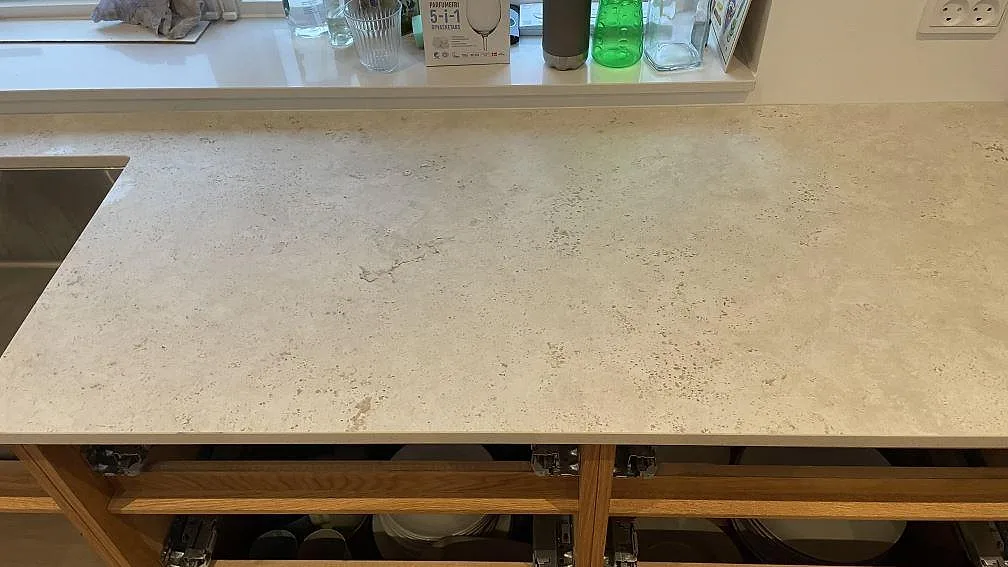 Køkkenbordplade i Dekton Tk05 Sabbia, Vejle – billede 8