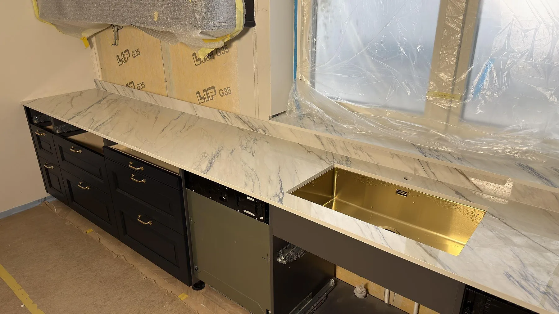 Køkkenbordplade i Dekton Trance, Åkersberga – billede 7