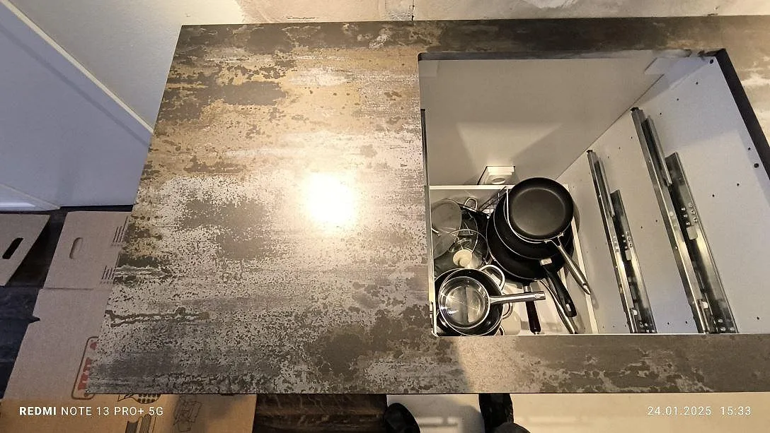 Køkkenbordplade i Dekton Trilium, Solna – billede 6
