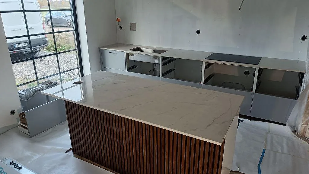 Køkkenbordplade i Dekton Tundra 19, Asmundtorp