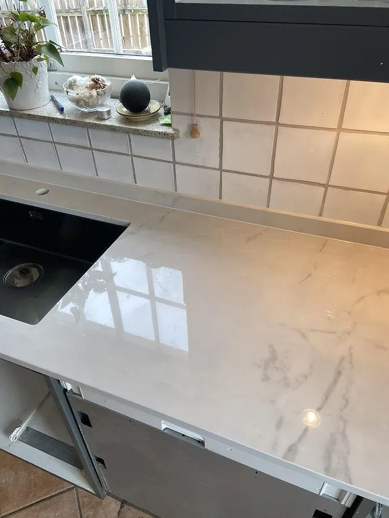 Køkkenbordplade i Dekton Tundra 19, Löddeköpinge – billede 5