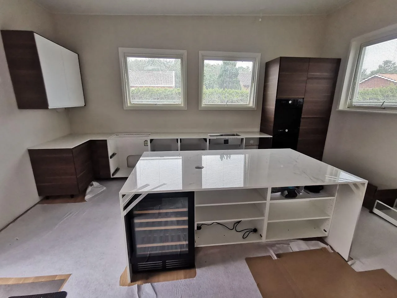 Køkkenø i Dekton Tundra, Helsingborg
