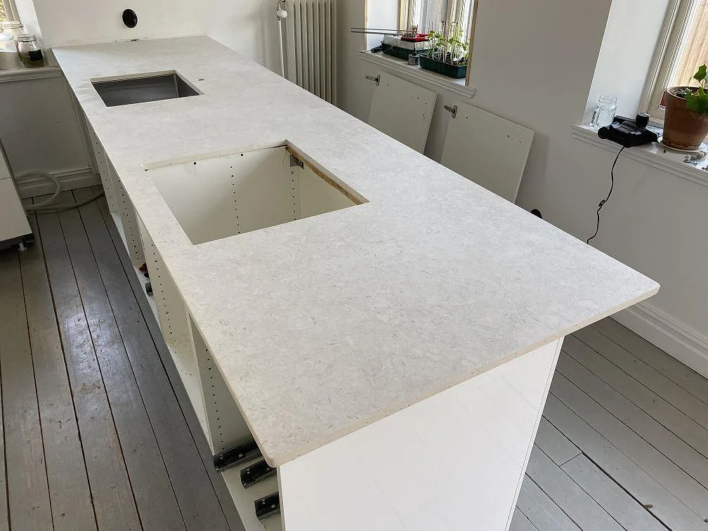 Køkkenbordplade i Dekton VK01 Nebbia, Eslöv – billede 2