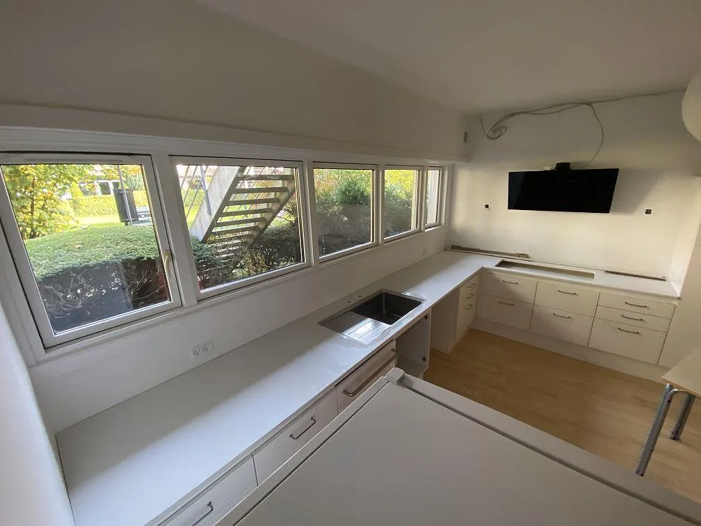 Gennemført projekt: Køkkenbordplade i Dekton Zenith, Holte.