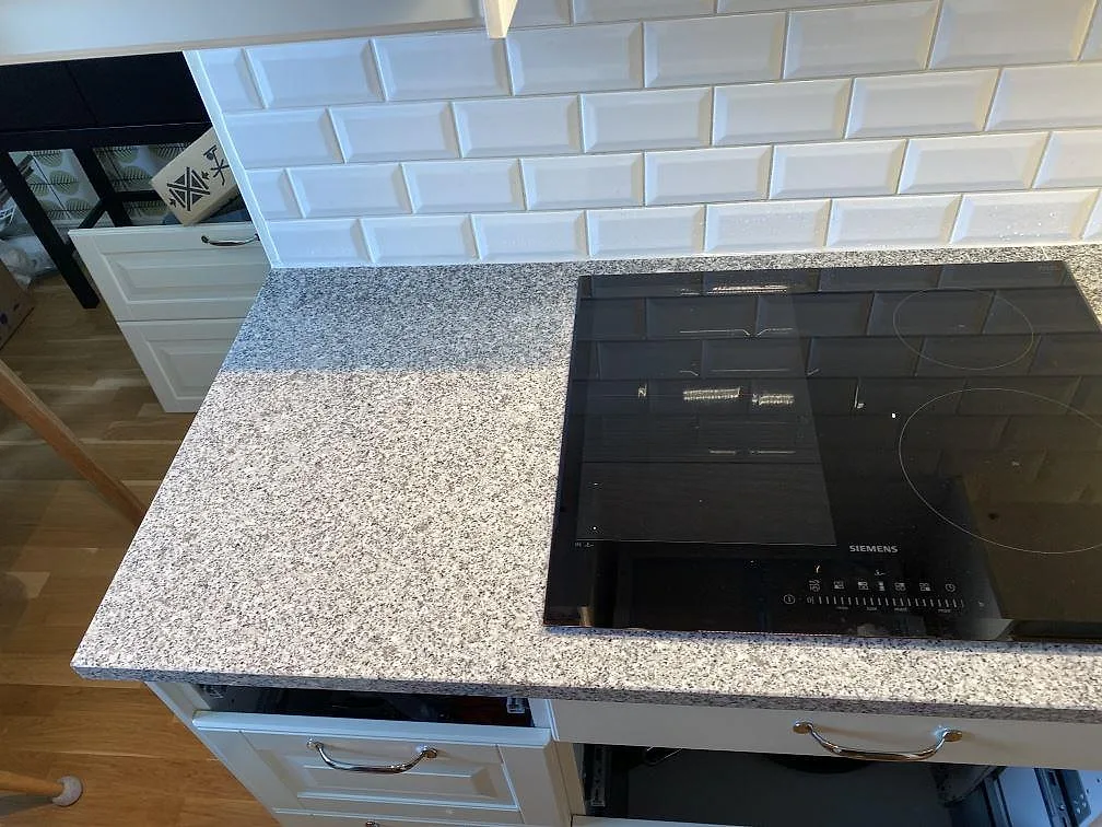 Køkkenbordplade i Grigio Cristallo, Eslöv – billede 3