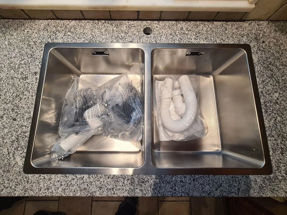 Køkkenbordplade i Grigio Cristallo, Spånga – billede 2