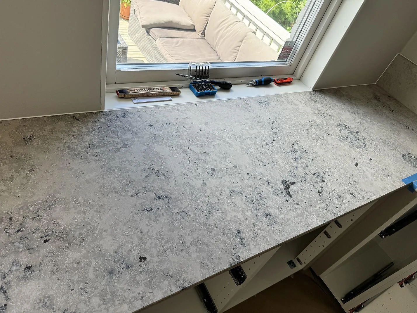 Køkkenbordplade i Jura Grey, bodafors – billede 4