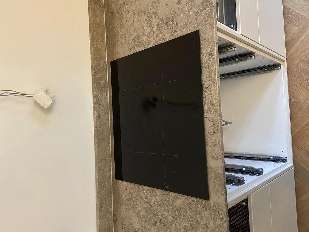 Køkkenbordplade i Jura Grey-kalksten, Malmö – billede 3