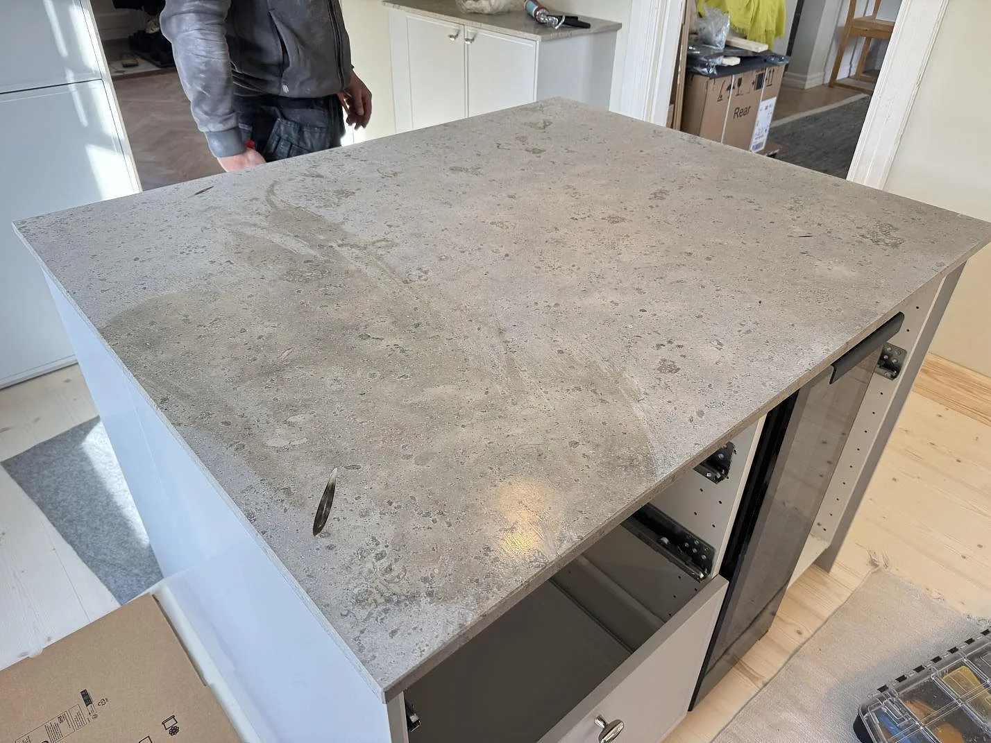 Køkkenbordplade i Jura Grey, Malmö – billede 2