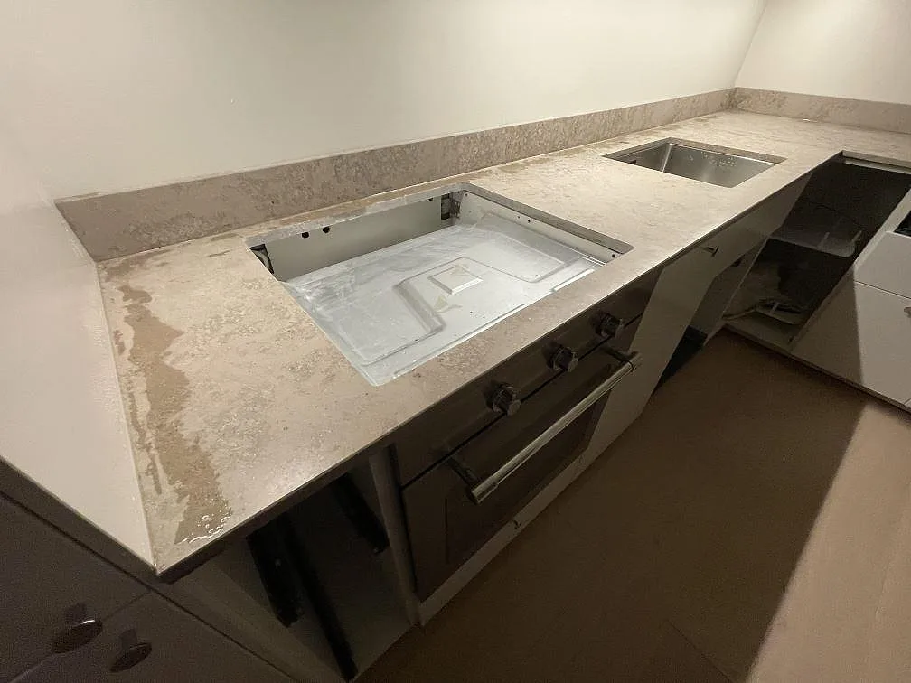 Køkkenbordplade i Jura Grey, Sundbyberg – billede 2