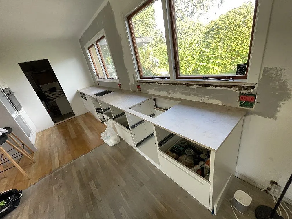 Køkkenbordplade i Jura Grey, Vedbæk