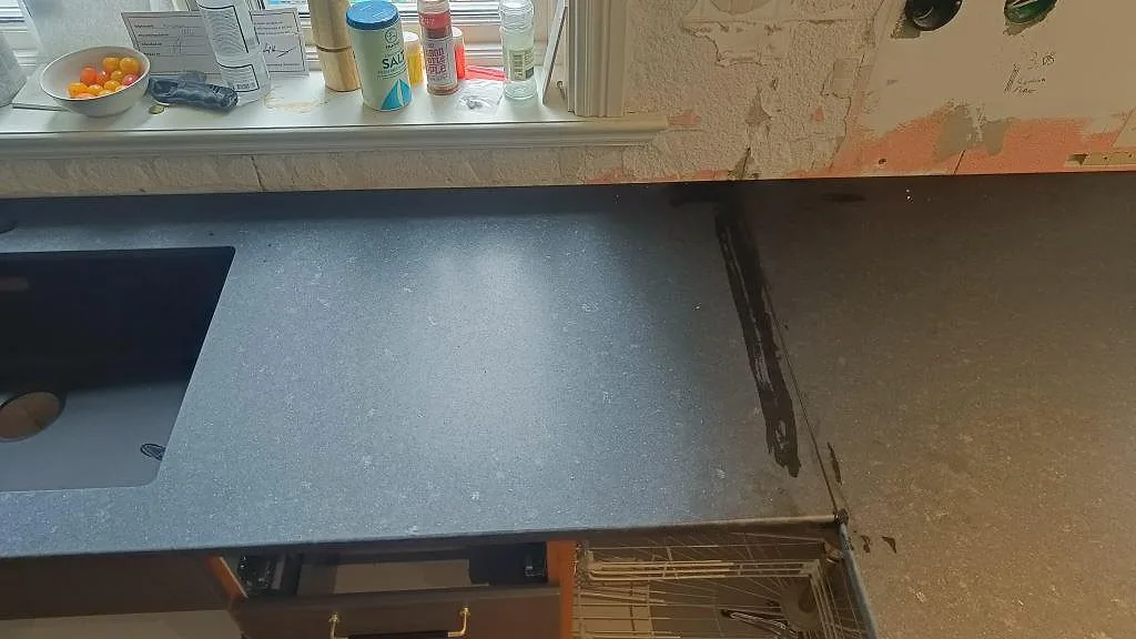 Køkkenbordplade i Nero Assoluto, Ängelholm – billede 4