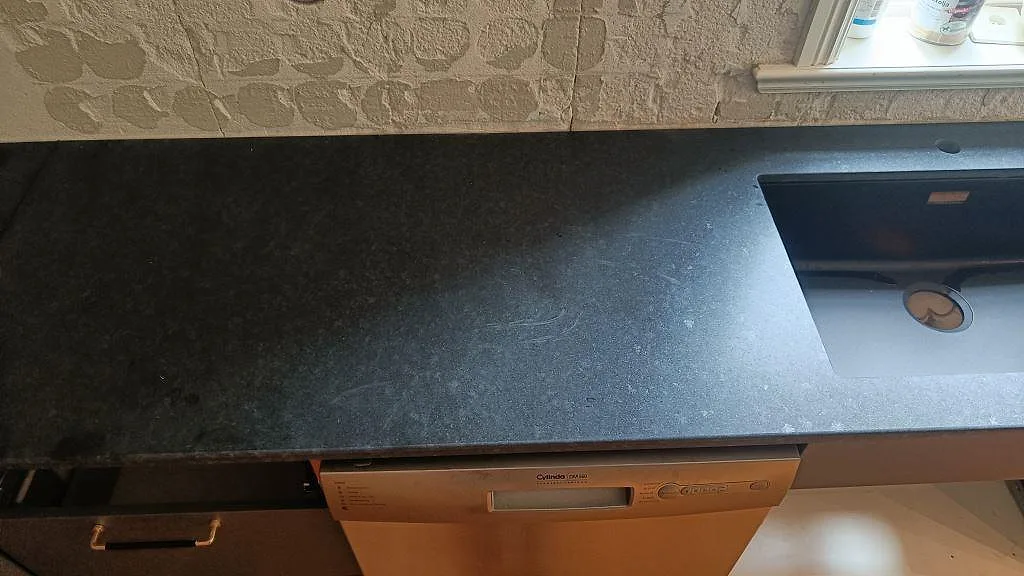 Køkkenbordplade i Nero Assoluto, Ängelholm – billede 5