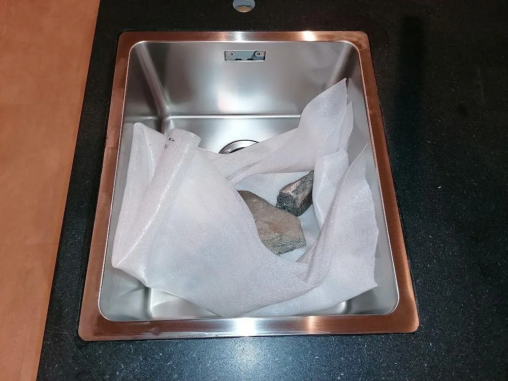 Køkkenbordplade i Nero Assoluto, Åsa