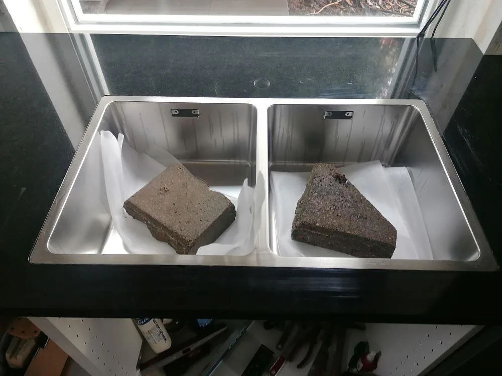 Køkkenbordplade i Nero Assoluto-granit, Göteborg