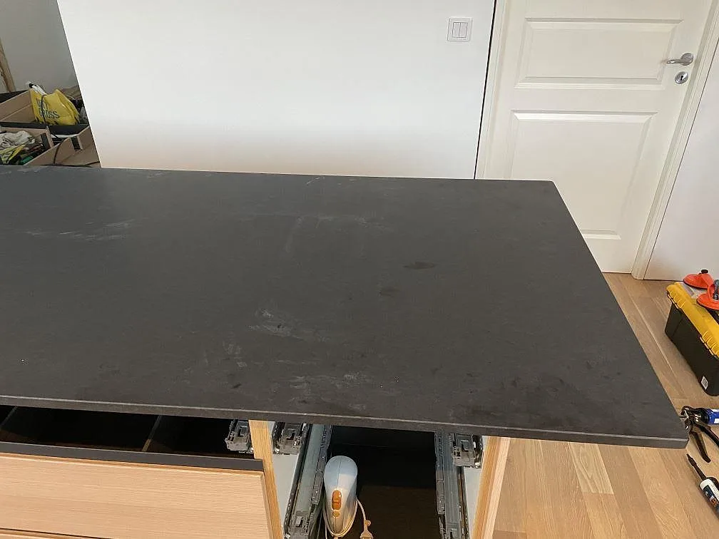 Køkkenbordplade i Nero Assoluto, Halmstad – billede 4
