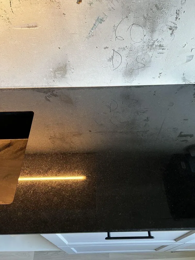 Køkkenbordplade i Nero Assoluto, Helsingborg – billede 4