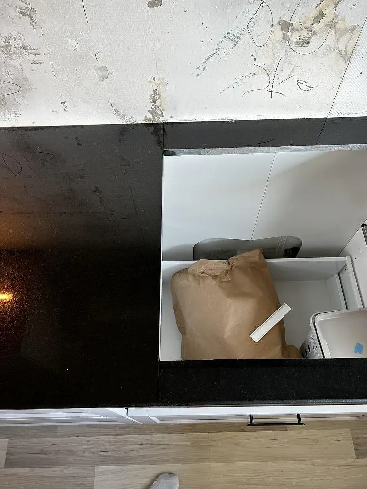 Køkkenbordplade i Nero Assoluto, Helsingborg – billede 3