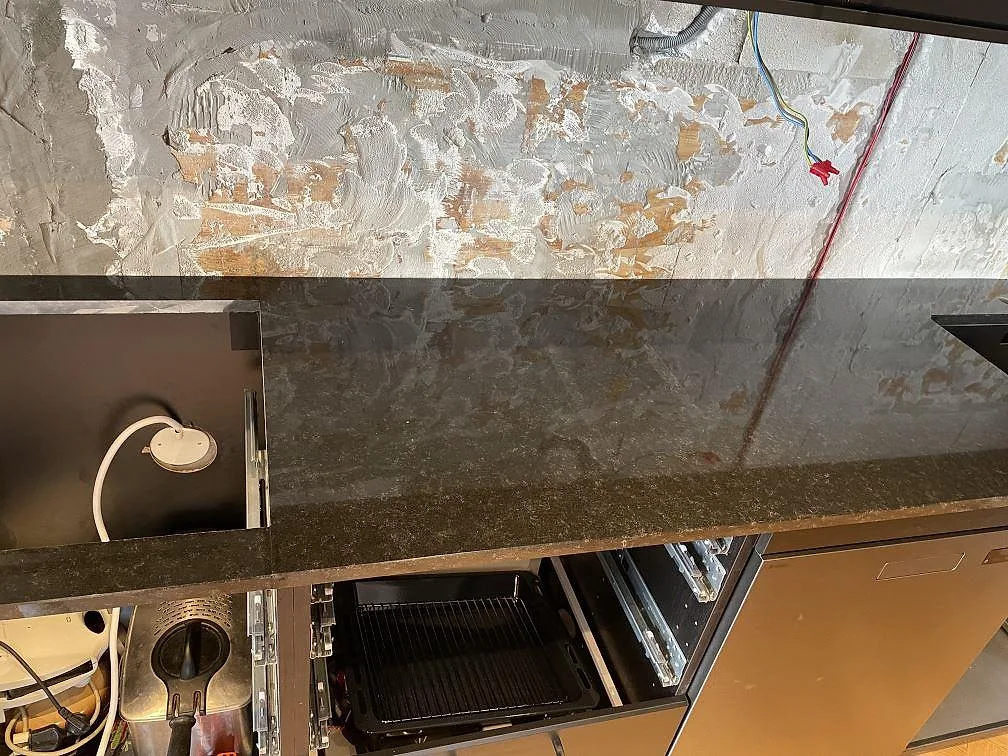Køkkenbordplade i Nero Assoluto, Kävlinge – billede 6