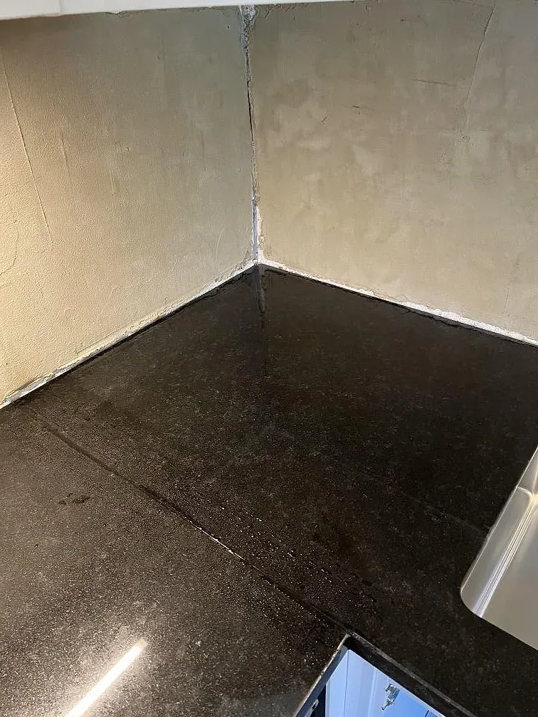 Køkkenbordplade i Nero Assoluto, Kävlinge – billede 7