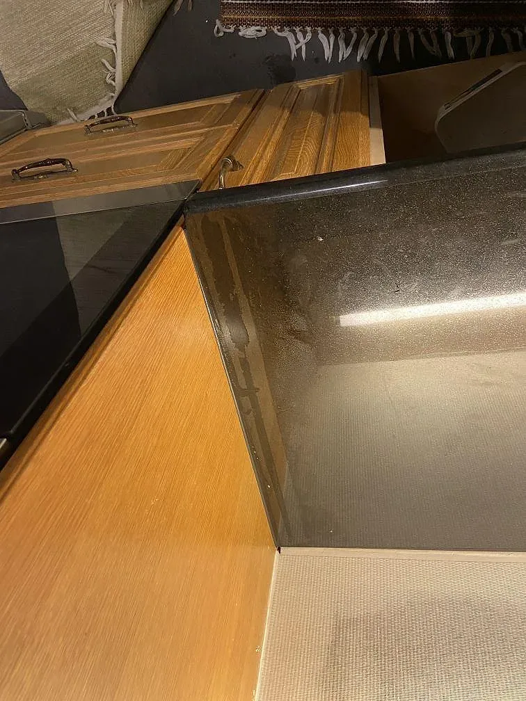 Køkkenbordplade i Nero Assoluto, Klagstorp – billede 6