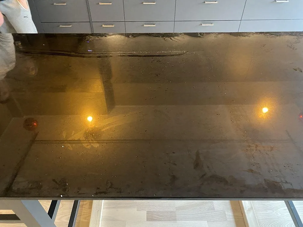 Køkkenbordplade i Nero Assoluto, Limhamn – billede 5