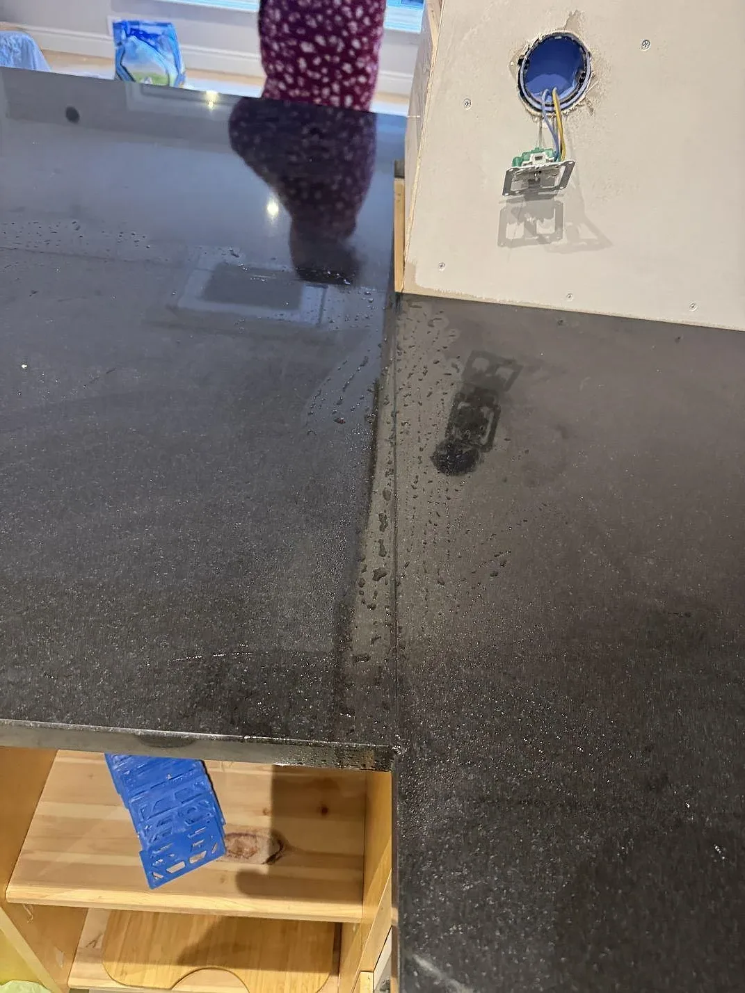 Køkkenbordplade i Nero Assoluto, Målilla – billede 8