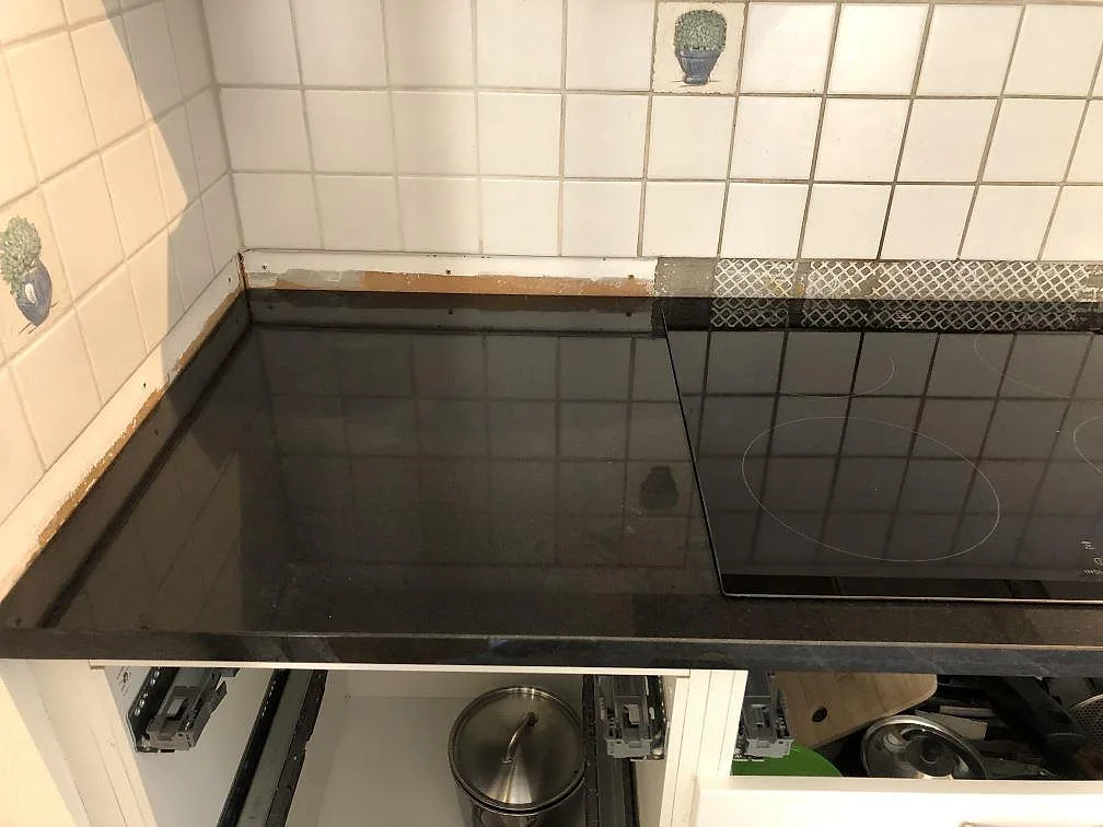 Køkkenbordplade i Nero Assoluto, Malmö – billede 4