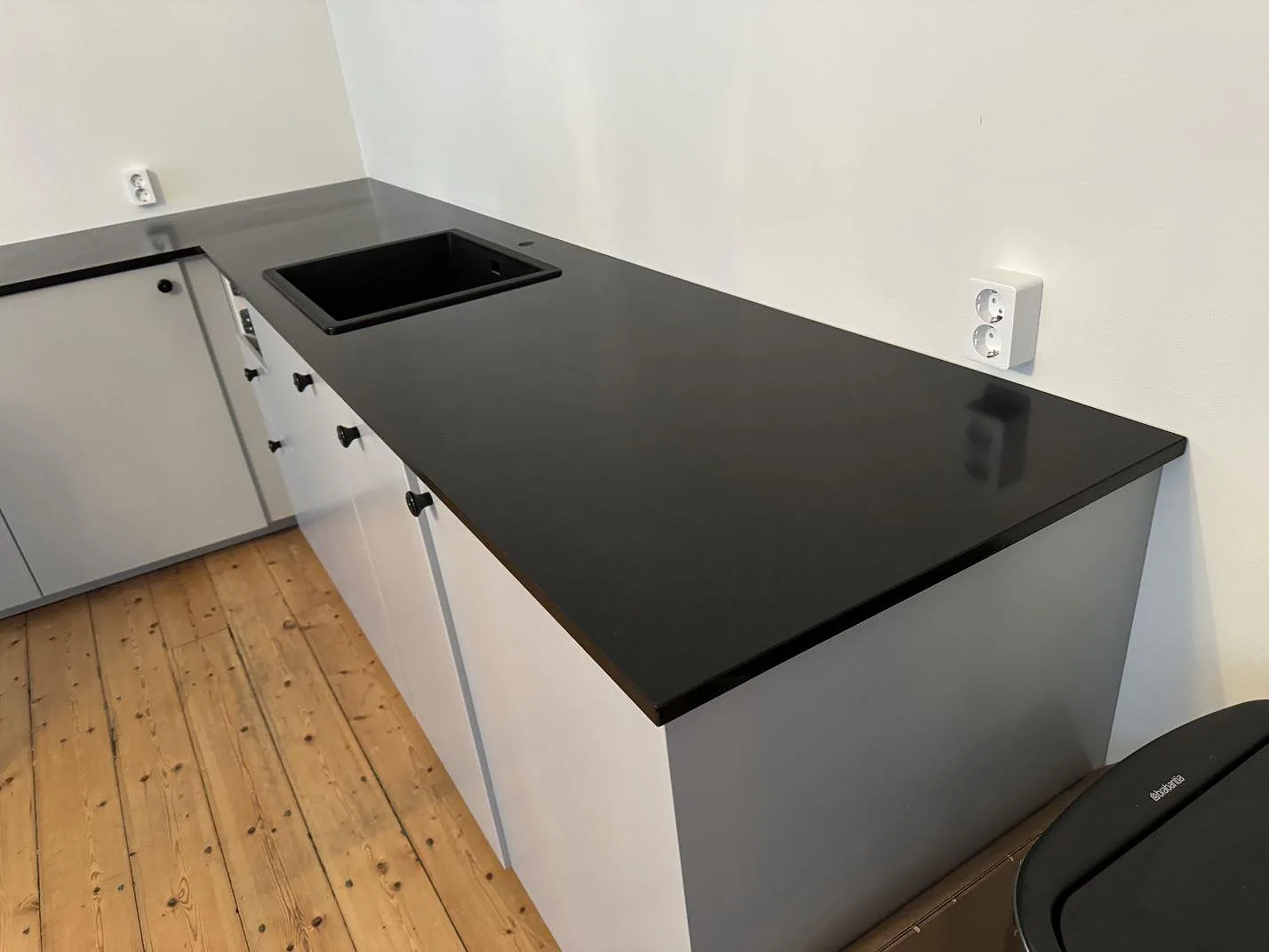 Køkkenbordplade i Nero Assoluto, Malmö