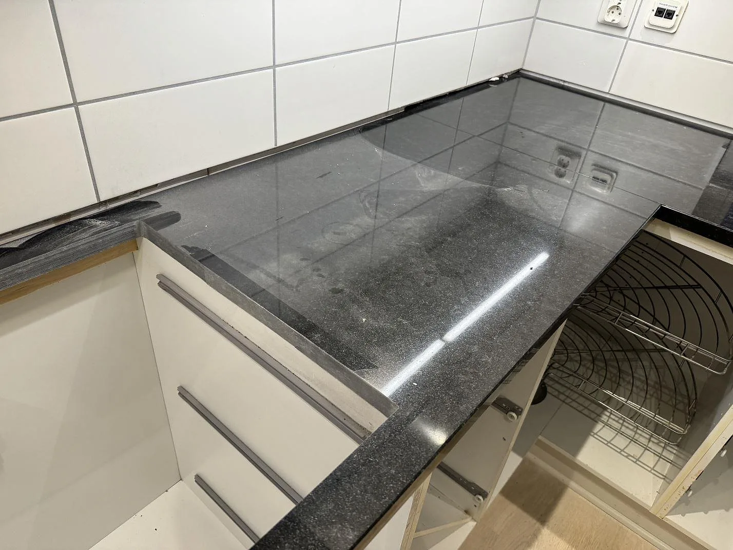 Køkkenbordplade i Nero Assoluto, Malmö