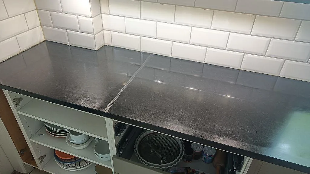 Køkkenbordplade i Nero Assoluto, Malmö – billede 4