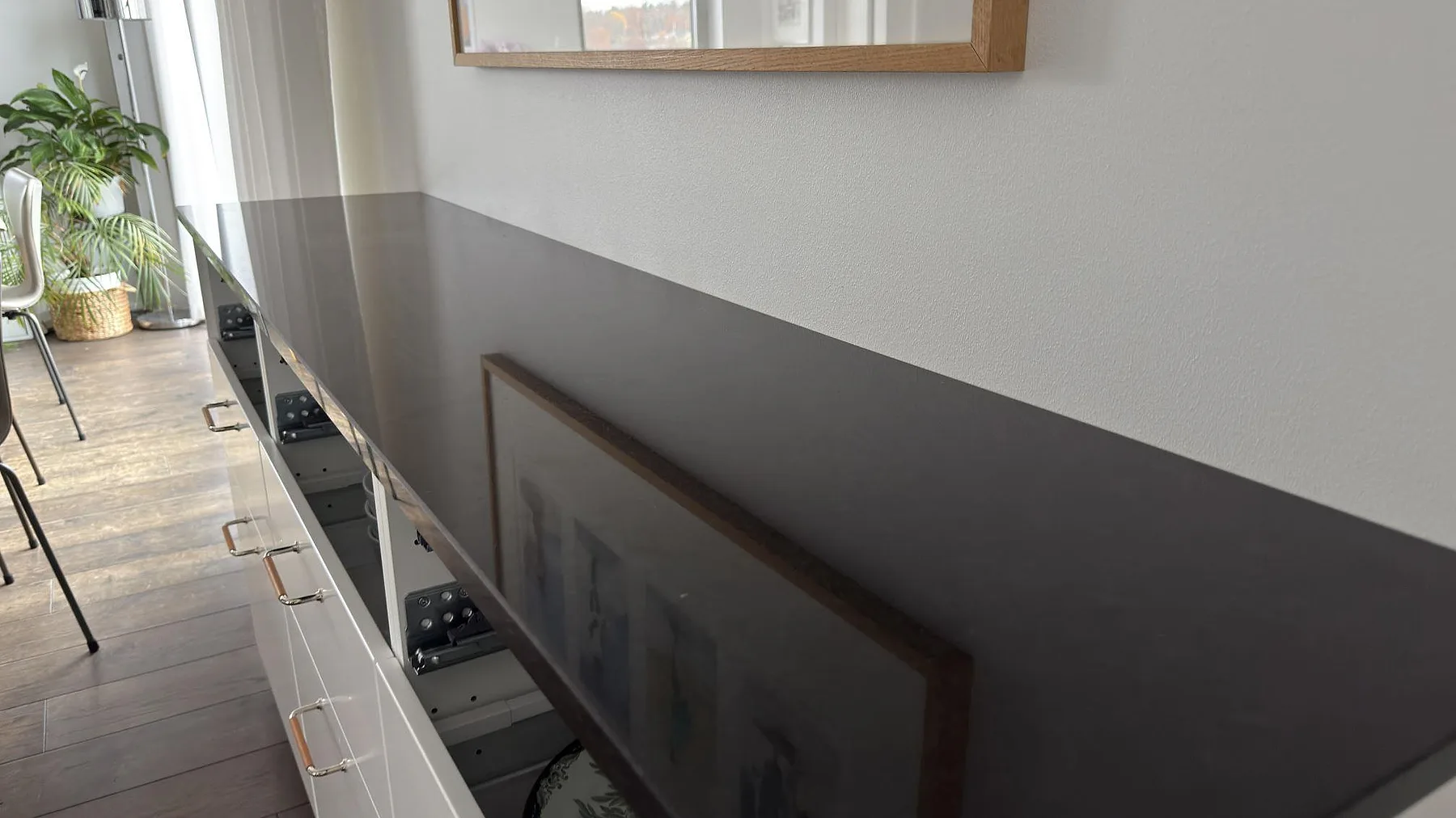 Bordplade i Nero Assoluto, Nacka – billede 2