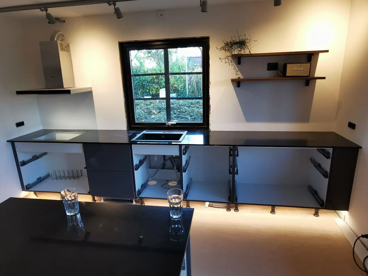 Køkkenbordplade i Nero Assoluto, Skurup