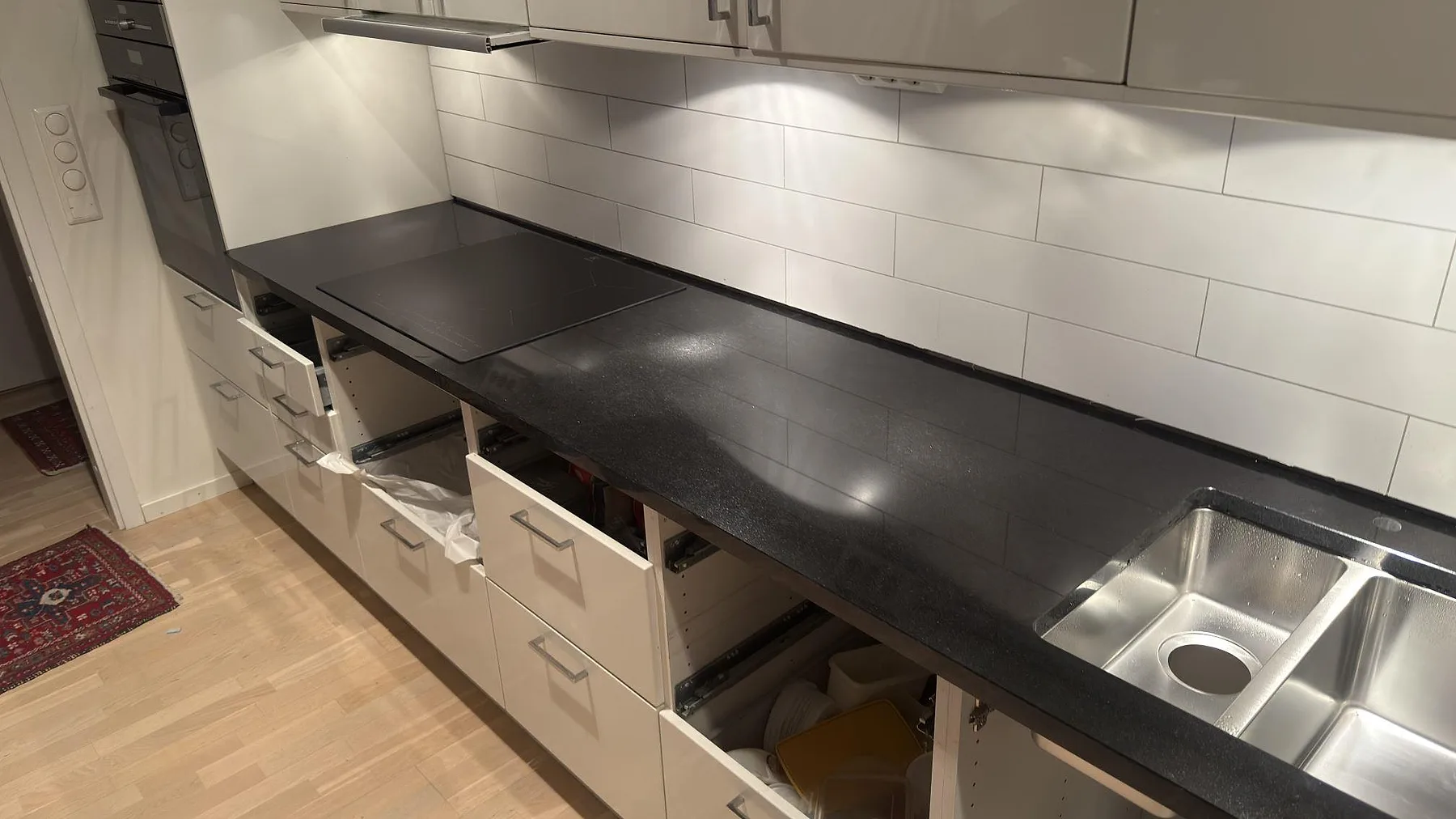 Køkkenbordplade i Nero Assoluto, Stockholm – billede 3
