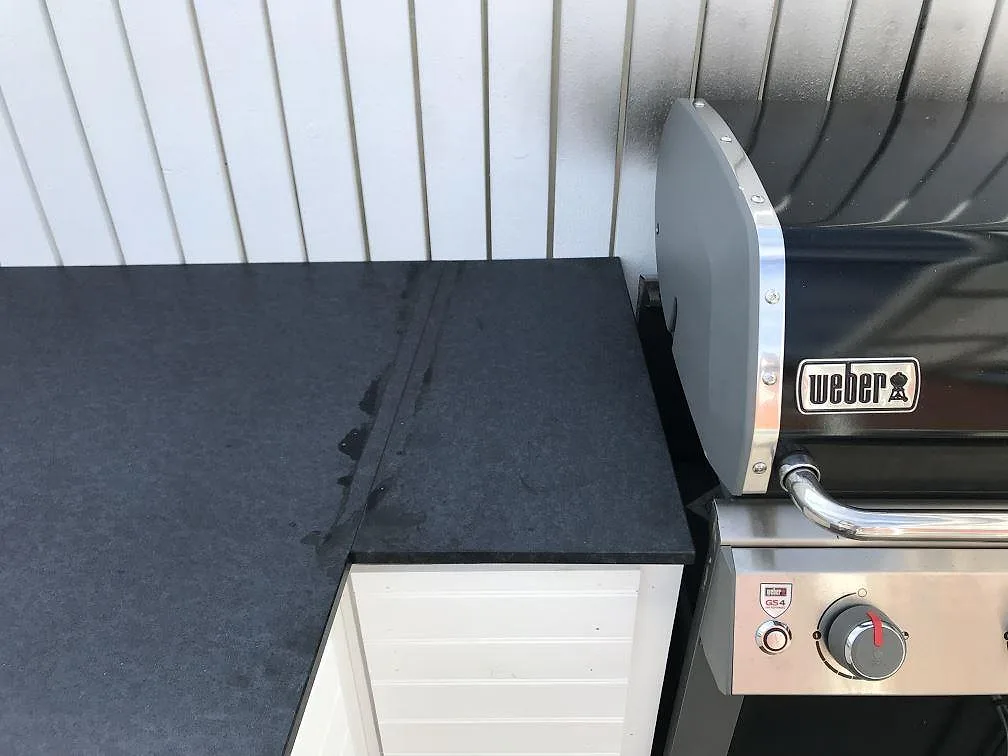 Køkkenbordplade i Nero Assoluto, Vellinge – billede 5