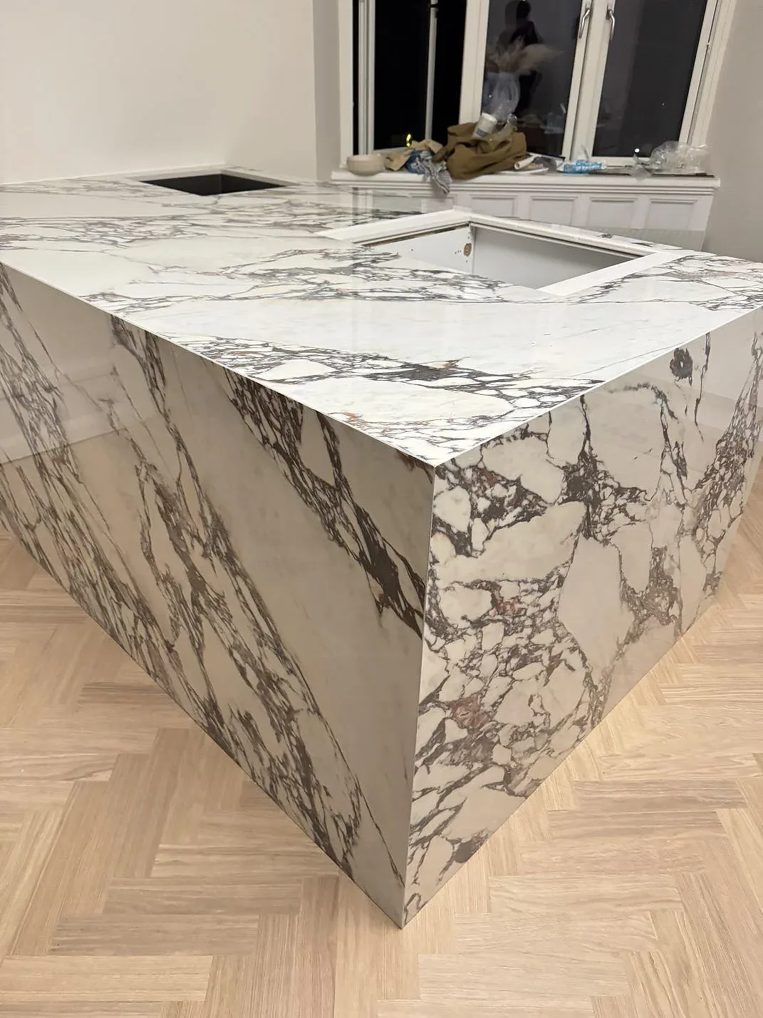 Køkkenbordplade i Nuovo Corso Arabescato Viola, Helsingborg – billede 4