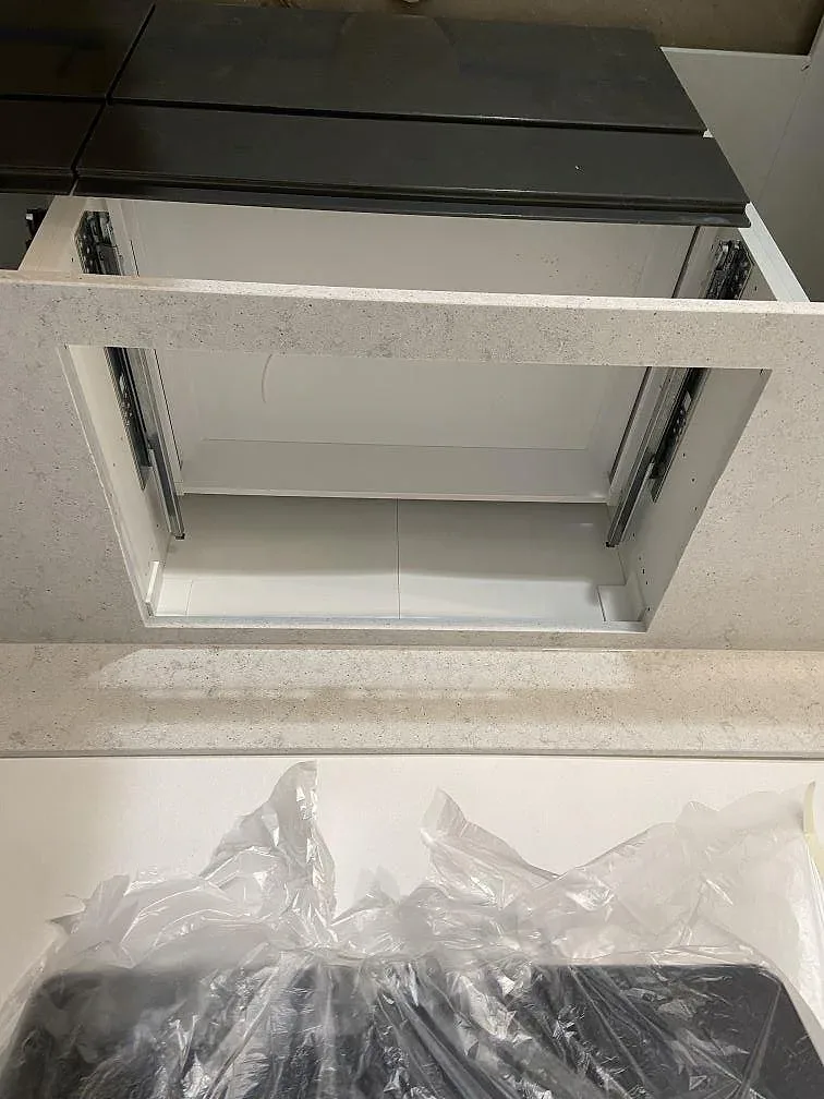 Køkkenbordplade i Quarella Bianco Savoia, Blekinge – billede 5