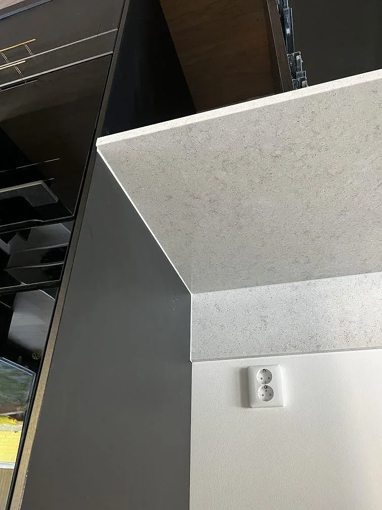 Køkkenbordplade i Quarella Bianco Savoia, Gantofta – billede 6