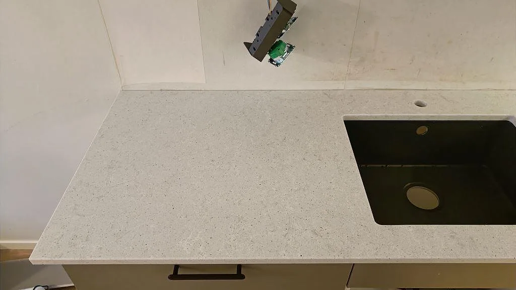 Køkkenbordplade i Quarella Bianco Savoia, Kungsbacka – billede 4