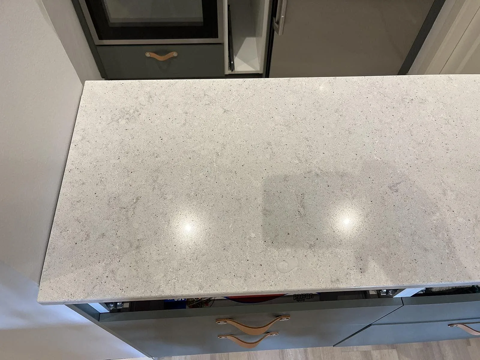 Køkkenbordplade i Quarella Bianco Savoia, Malmö – billede 3
