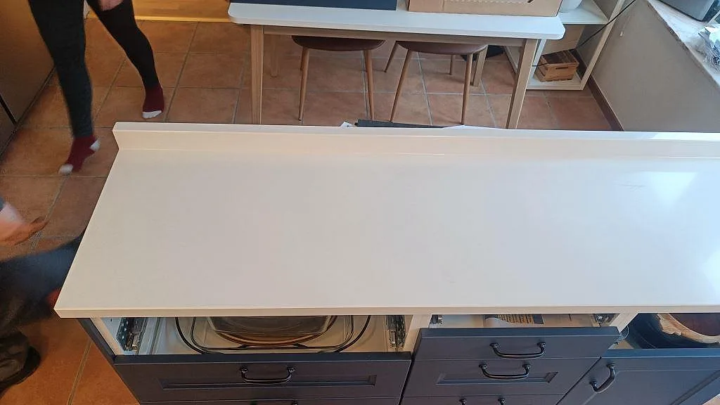 Køkkenbordplade i Quarella Blanco Sal, Lund – billede 2