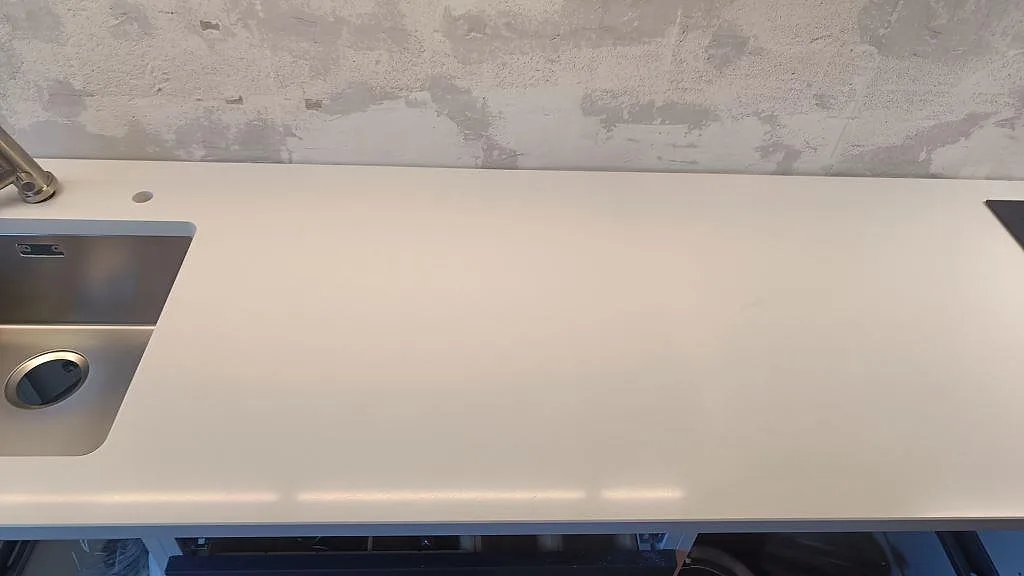 Køkkenbordplade i Quarella Blanco Sal, Lund – billede 4