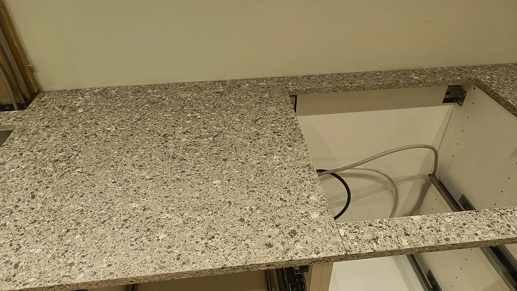 Køkkenbordplade i Silestone Alpina White, København S – billede 5