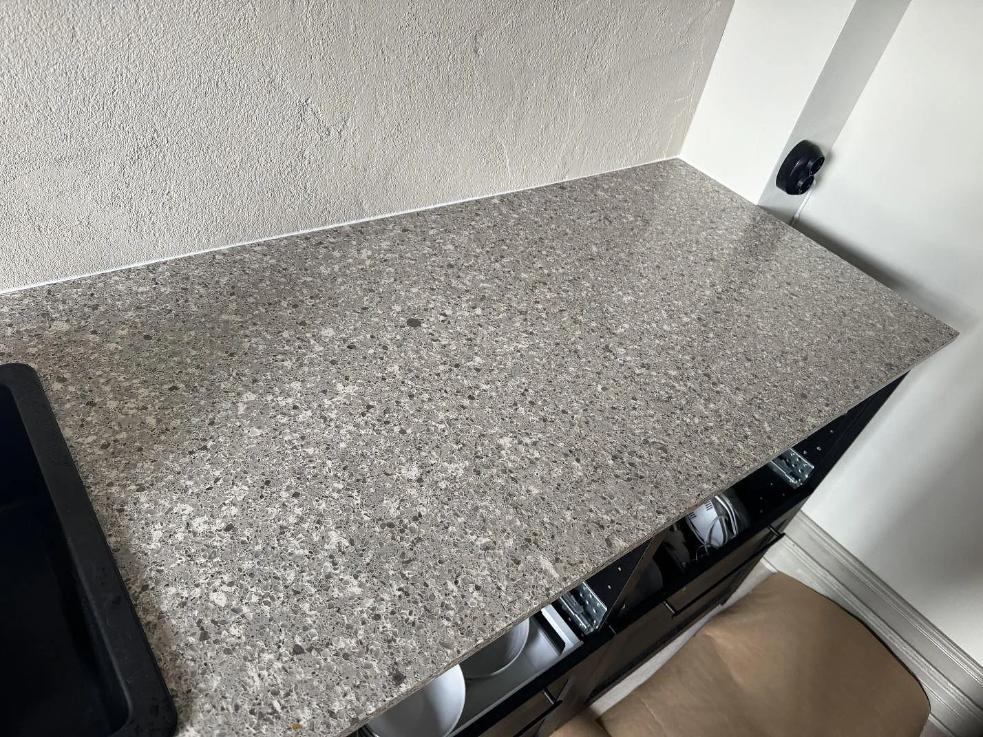Køkkenbordplade i Silestone Alpina White, Limhamn – billede 2